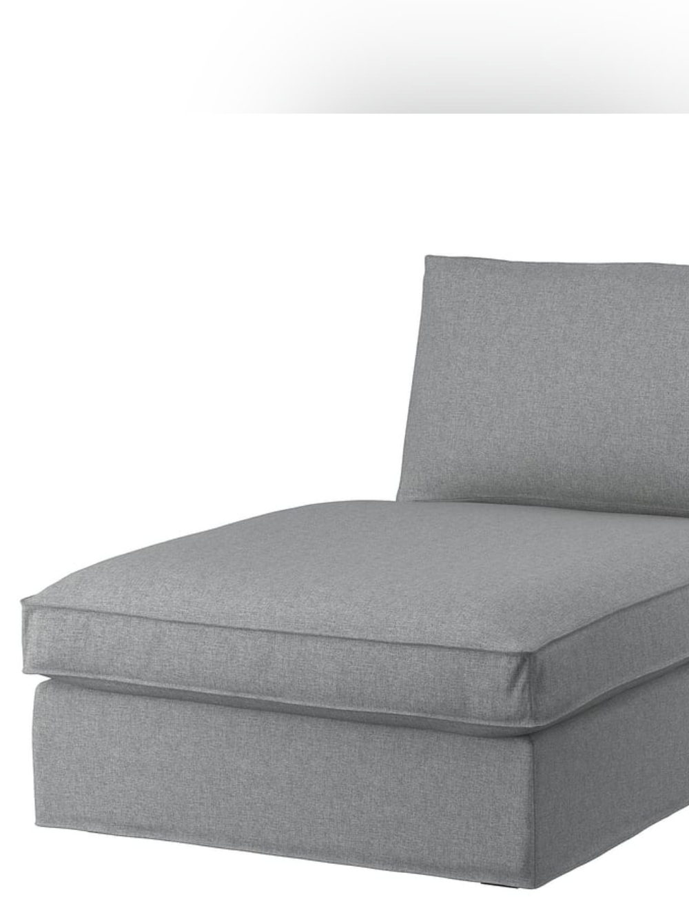 IKEA KIVIK Chaise cover, Tibbleby beige/gray